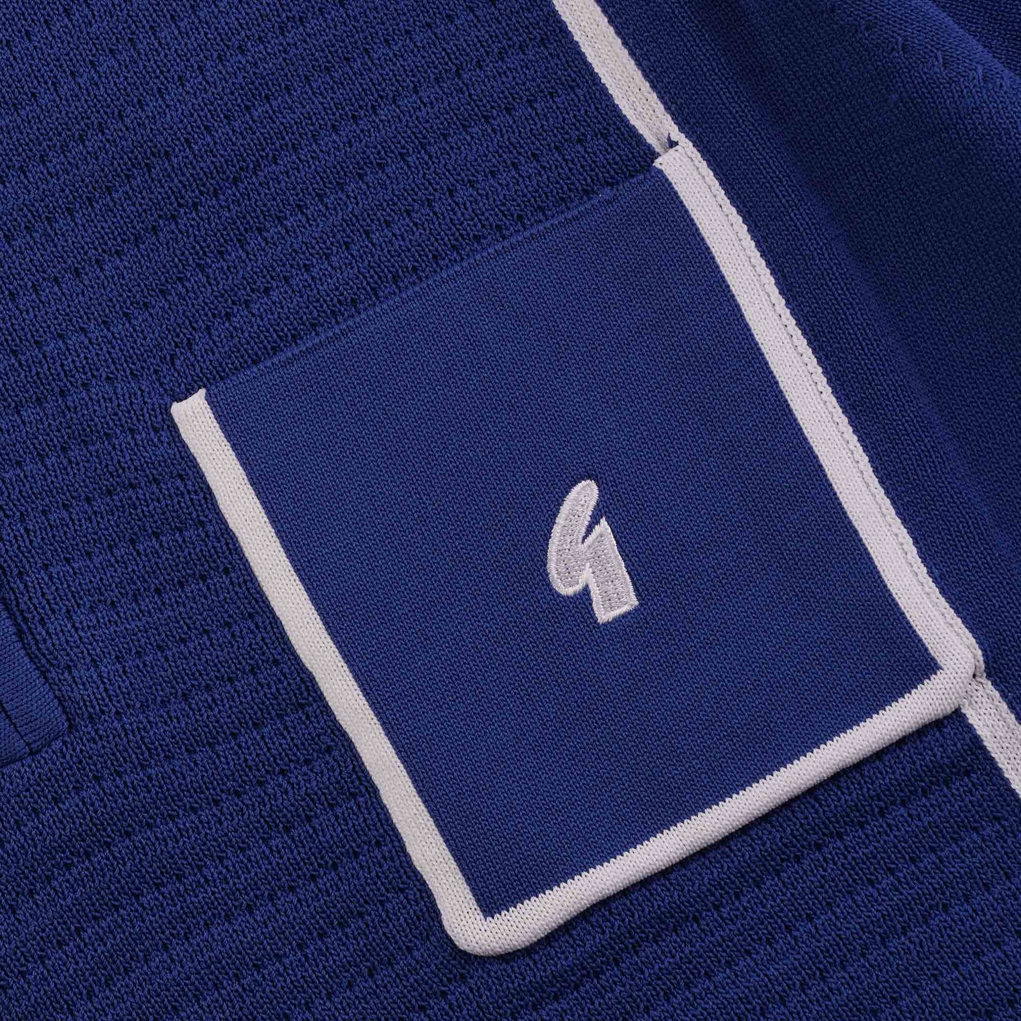 Gabicci Vintage Alfeo Polo Shirt - Sapphire