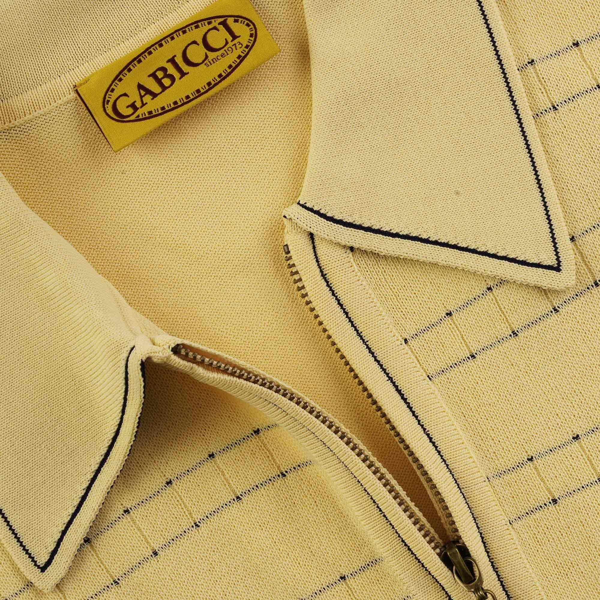 Gabicci Vintage Chris Polo Shirt - Pineapple