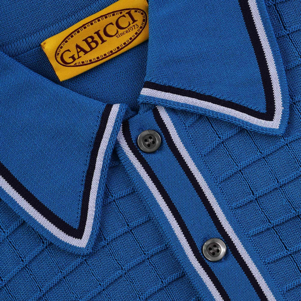 Gabicci Vintage Dario Polo Shirt - Aqua