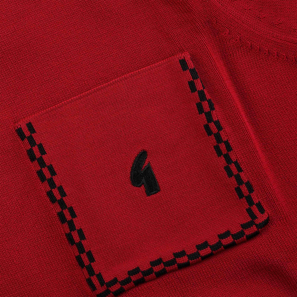 Gabicci Vintage Alexander Polo Shirt - Cherry