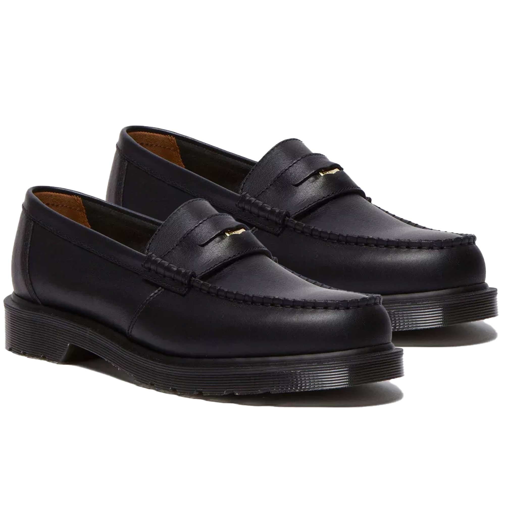 Penton Classic Calf Leather Loafers - Black