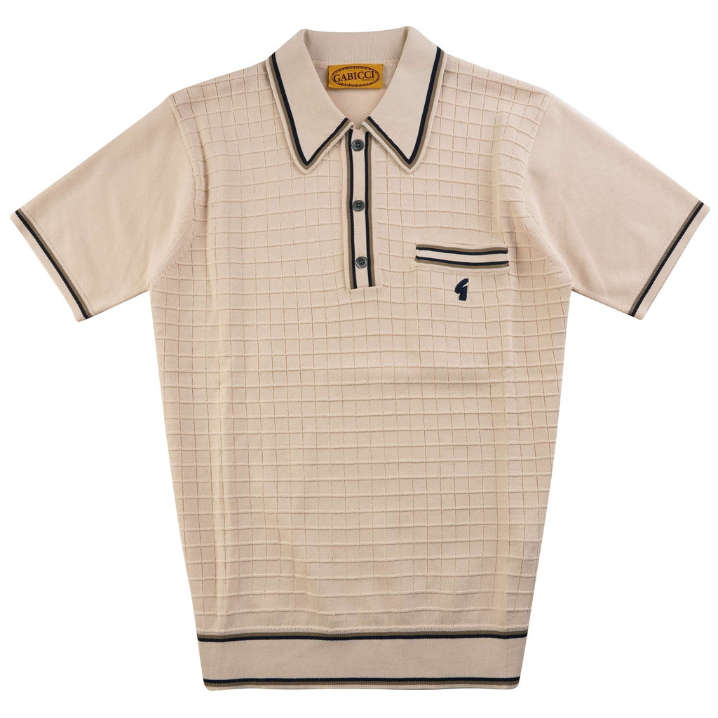 Gabicci Vintage Dario Polo Shirt - Cream