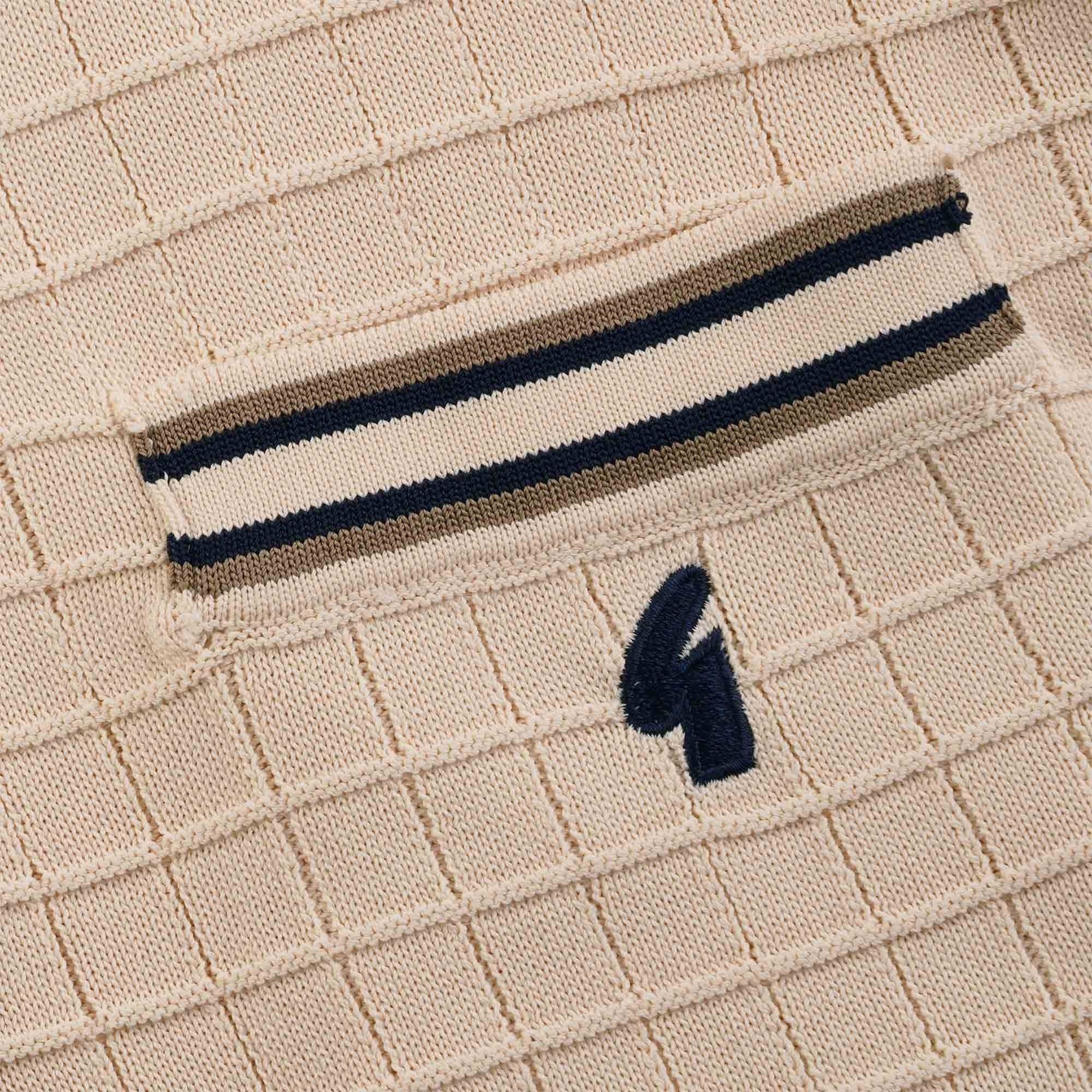 Gabicci Vintage Dario Polo Shirt - Cream