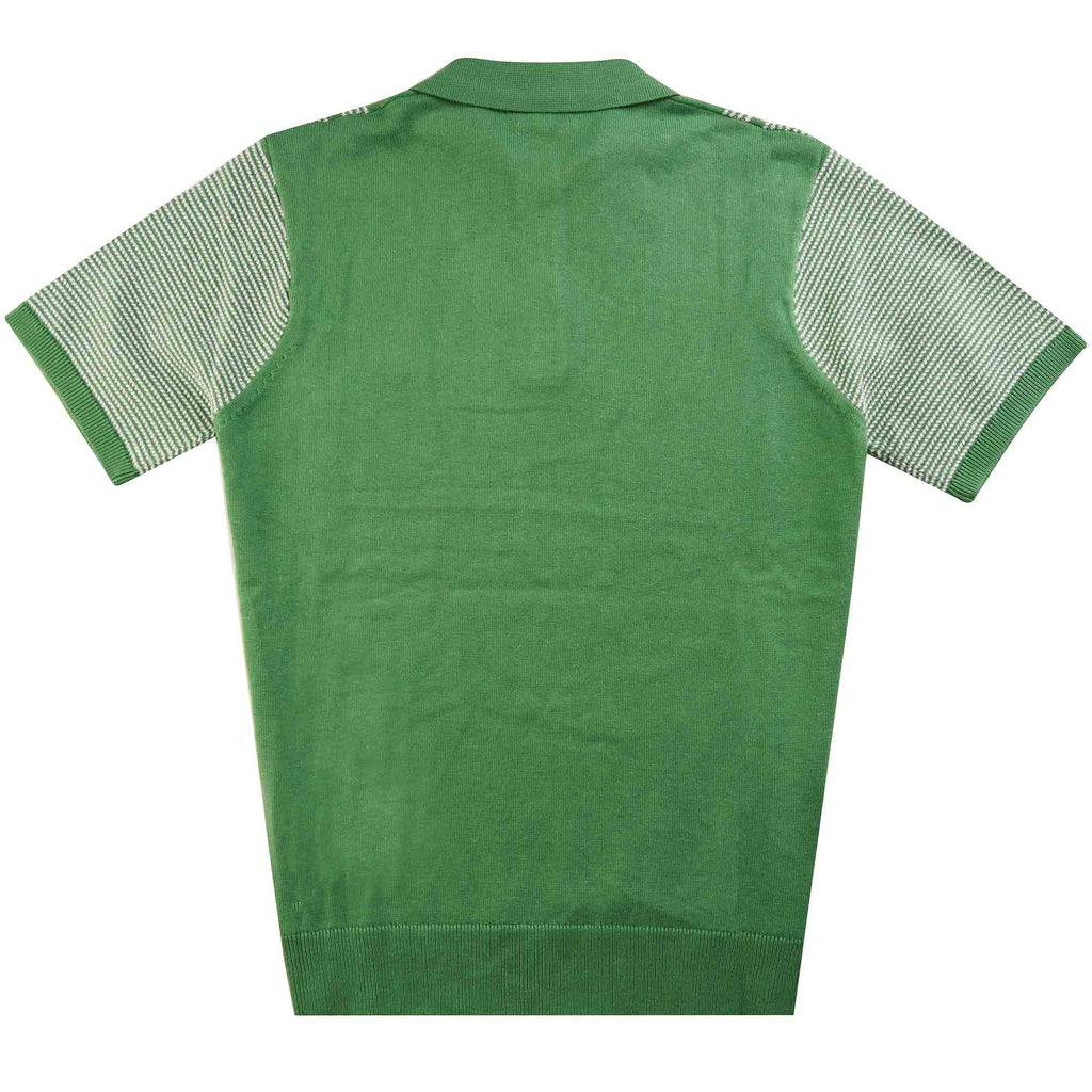 Dante Knitted Polo Shirt - Verde