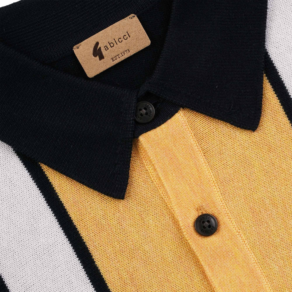 Searle Knitted Polo Shirt - Navy