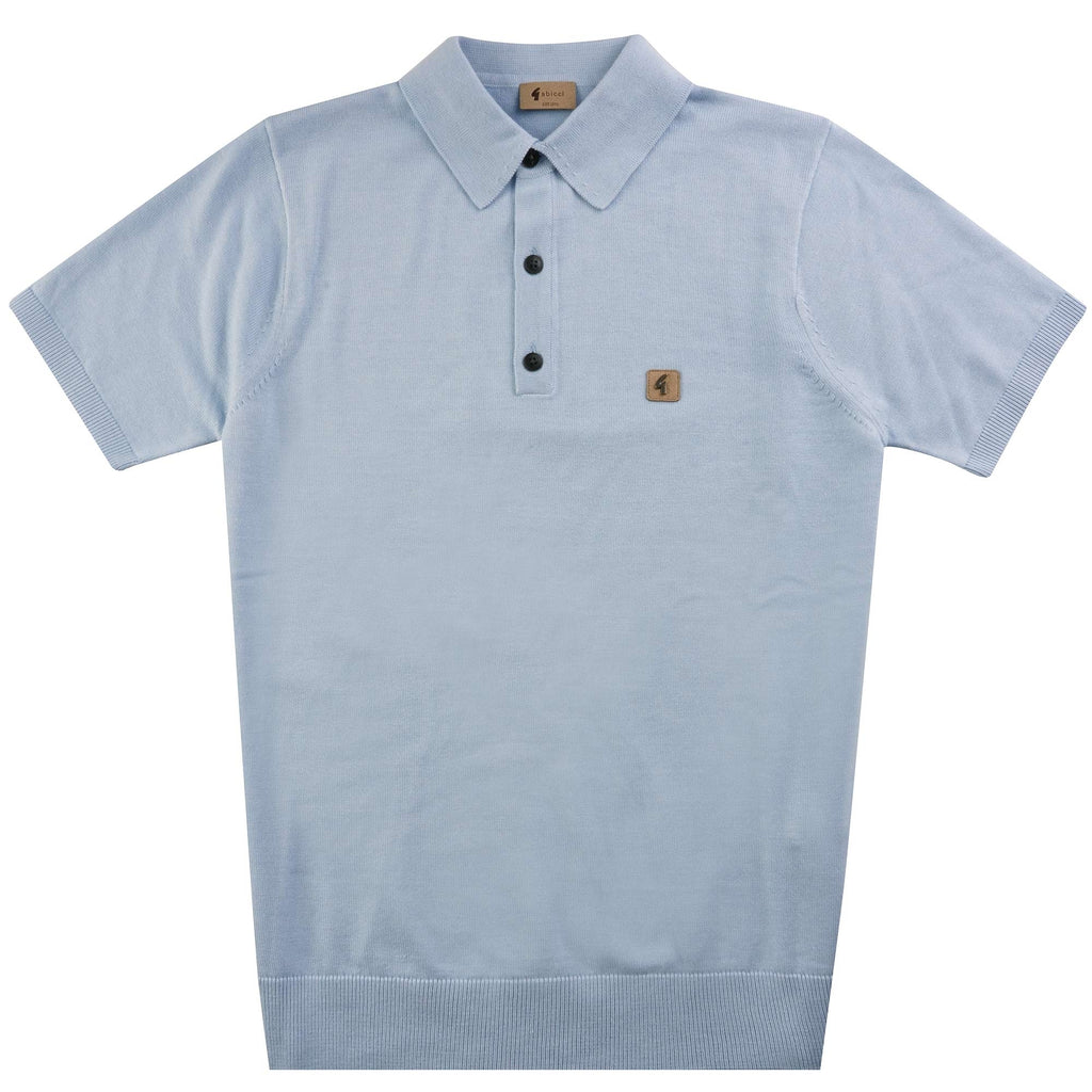 Gabicci Vintage Jackson Polo Shirt - Azure