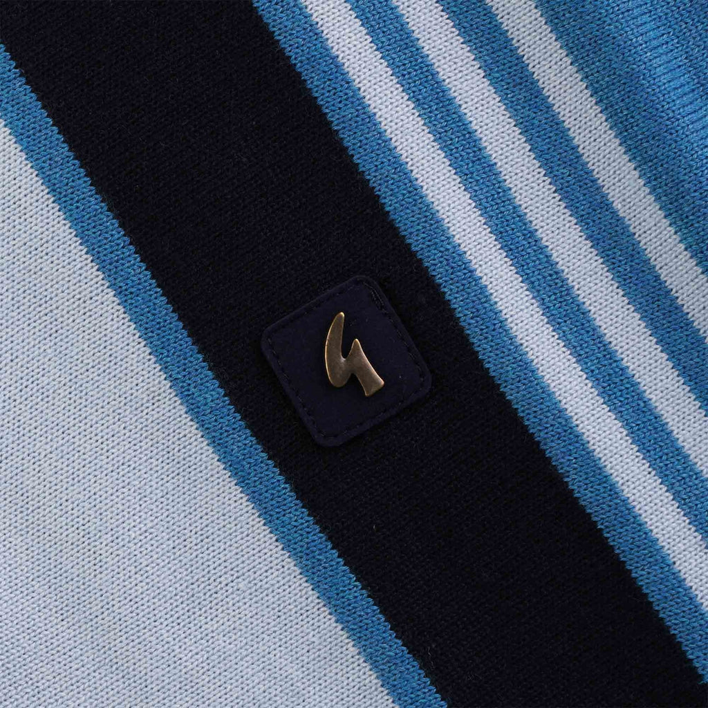 Gabicci Vintage Searle Knitted Polo Shirt - Aqua