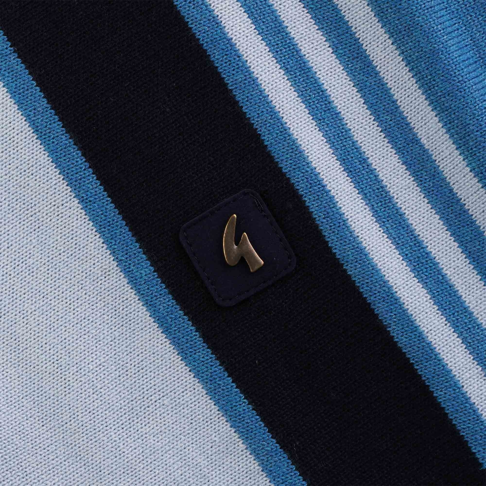 Gabicci Vintage Searle Knitted Polo Shirt - Aqua