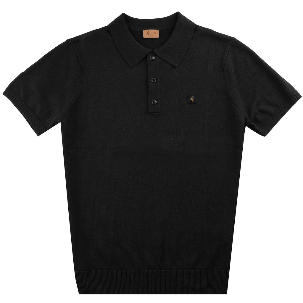 Gabicci Vintage Jackson Polo Shirt - Black