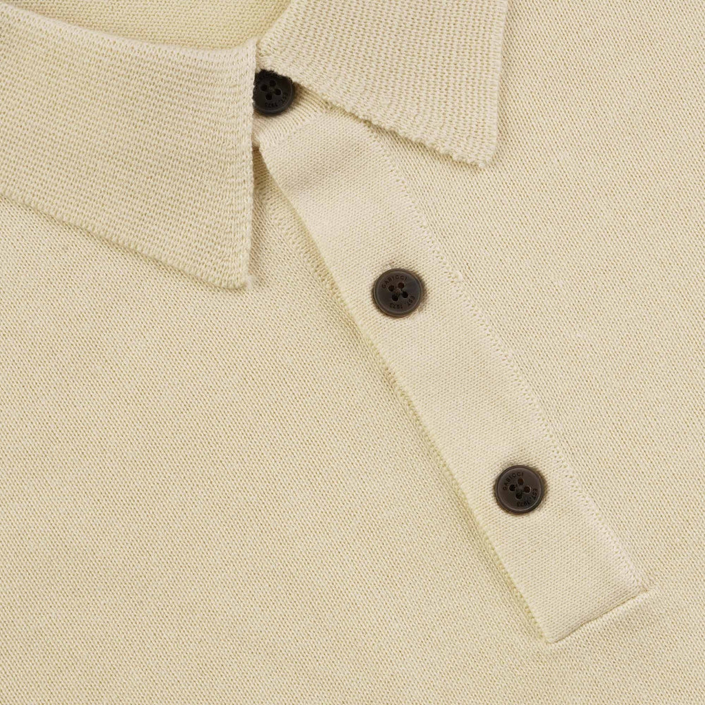 Gabicci Vintage Jackson Polo Shirt - Cream