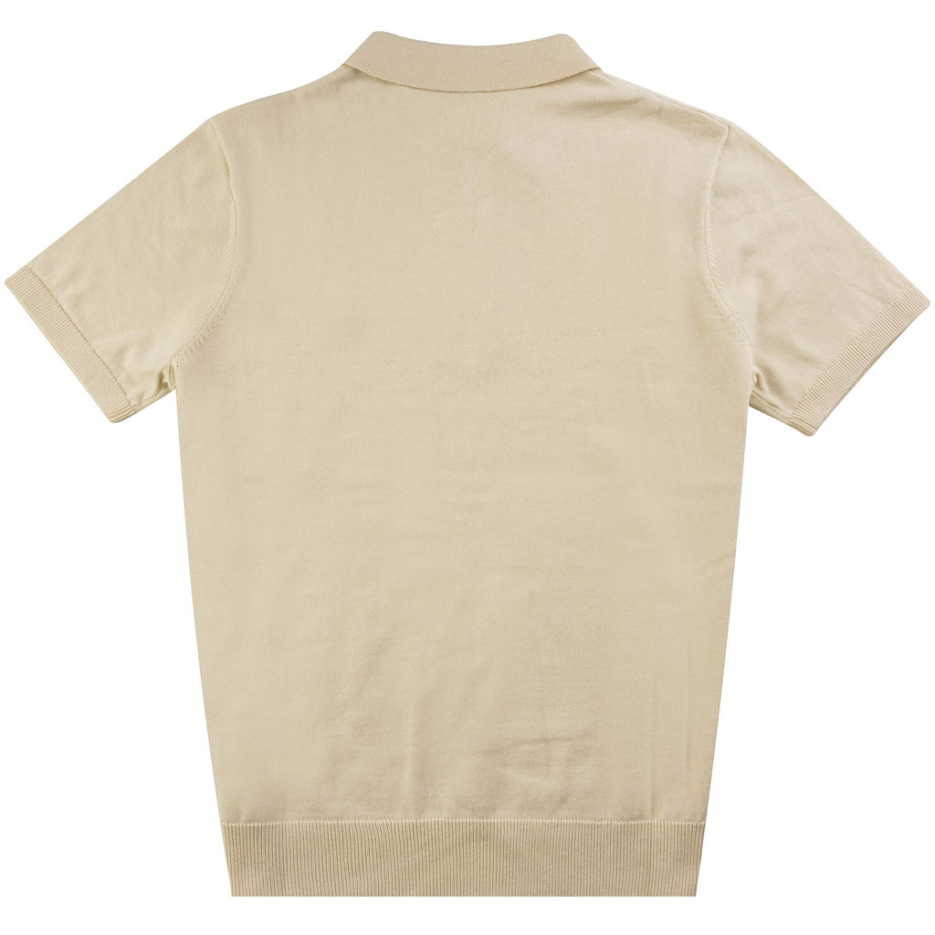 Gabicci Vintage Jackson Polo Shirt - Cream