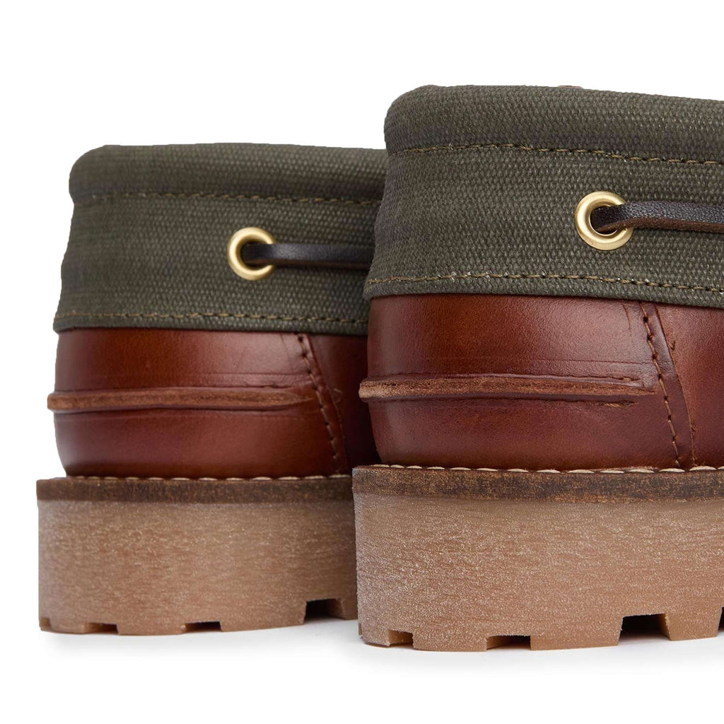 Barbour Re-Engineered Deck Boat Shoes - Mahogany