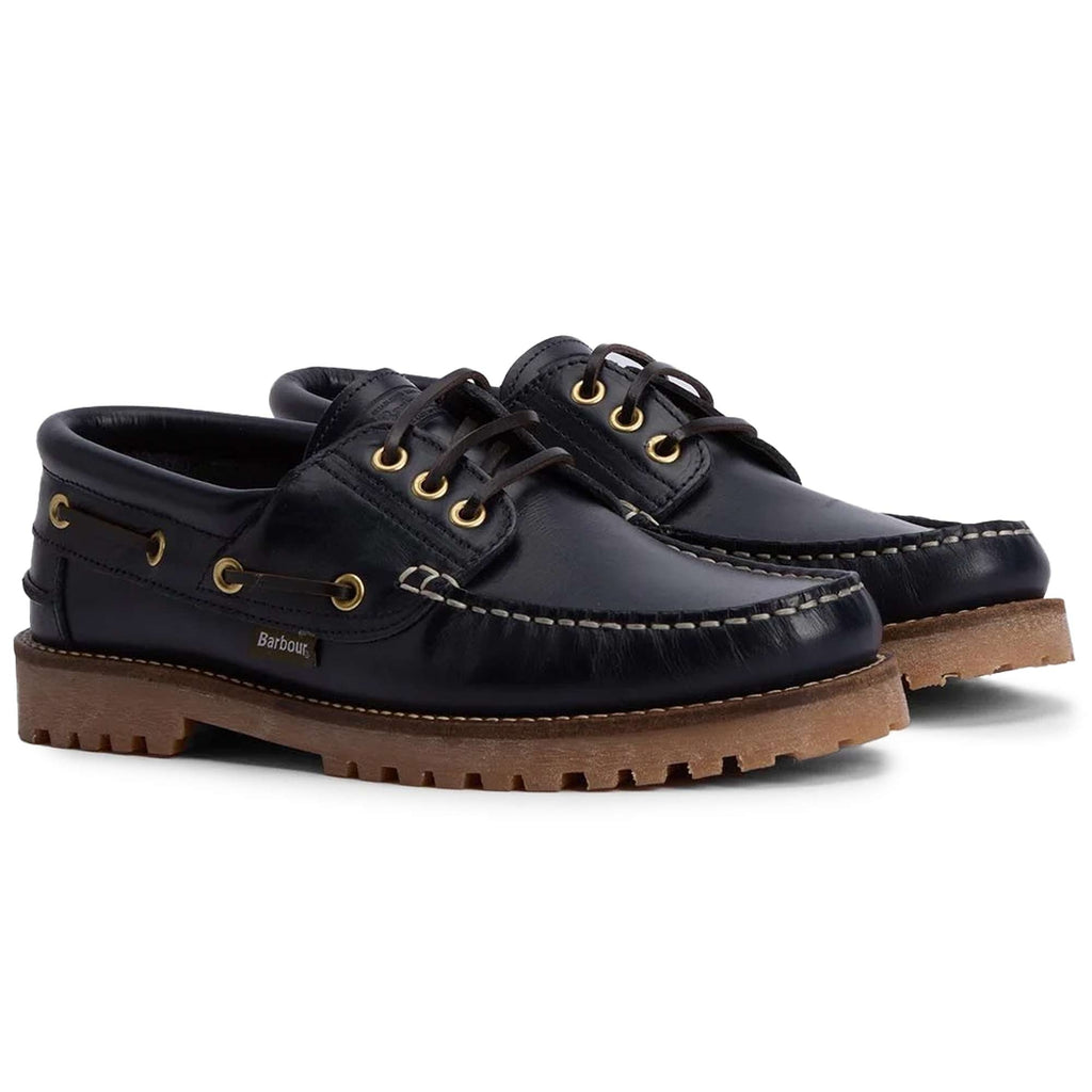 Barbour Re-Engineered Deck Boat Shoes - Navy