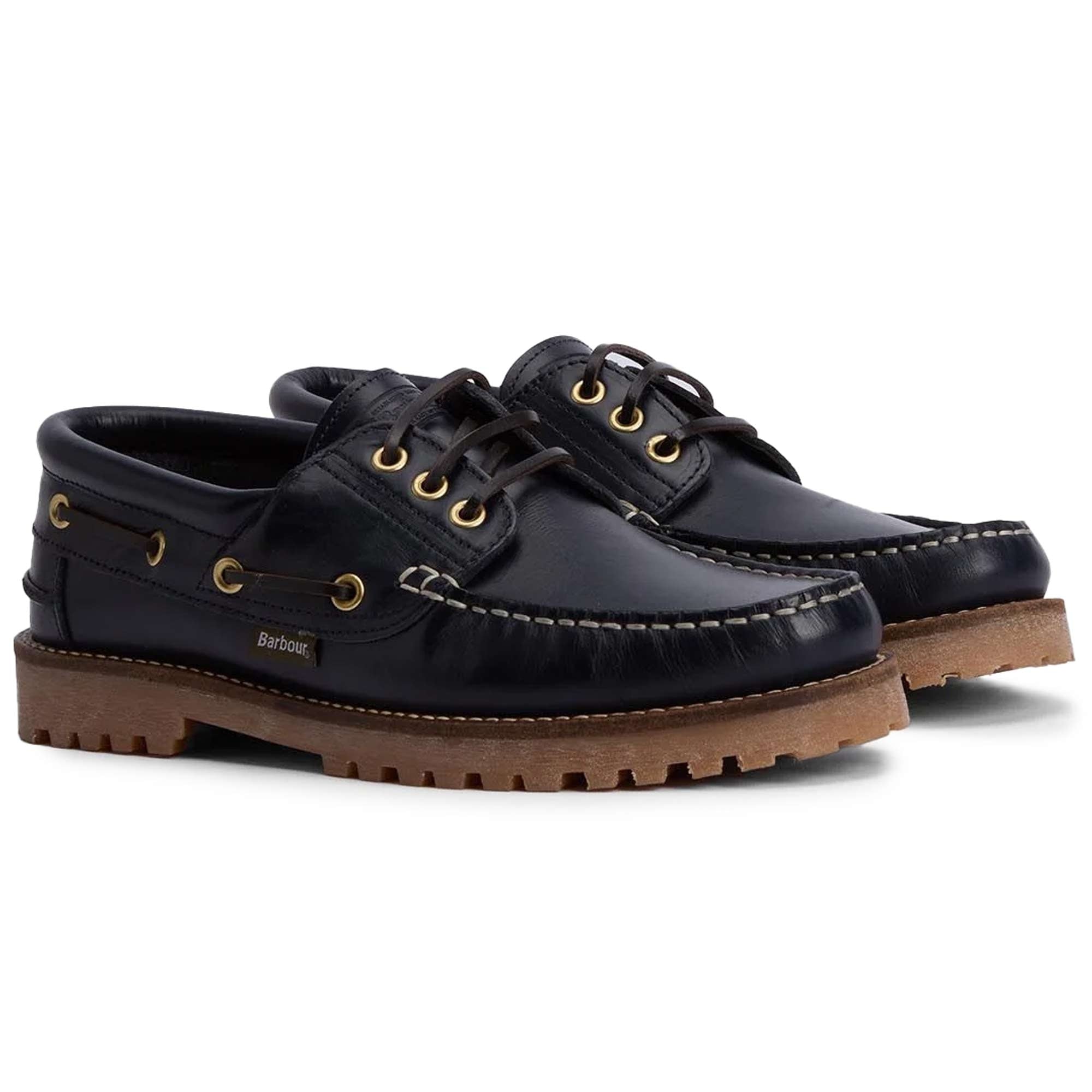 Barbour Re-Engineered Deck Boat Shoes - Navy