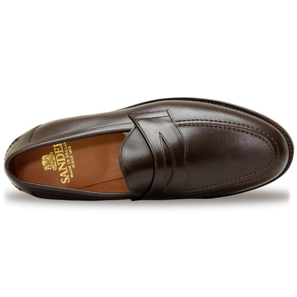 Aldwych Penny Loafers - Dark Brown