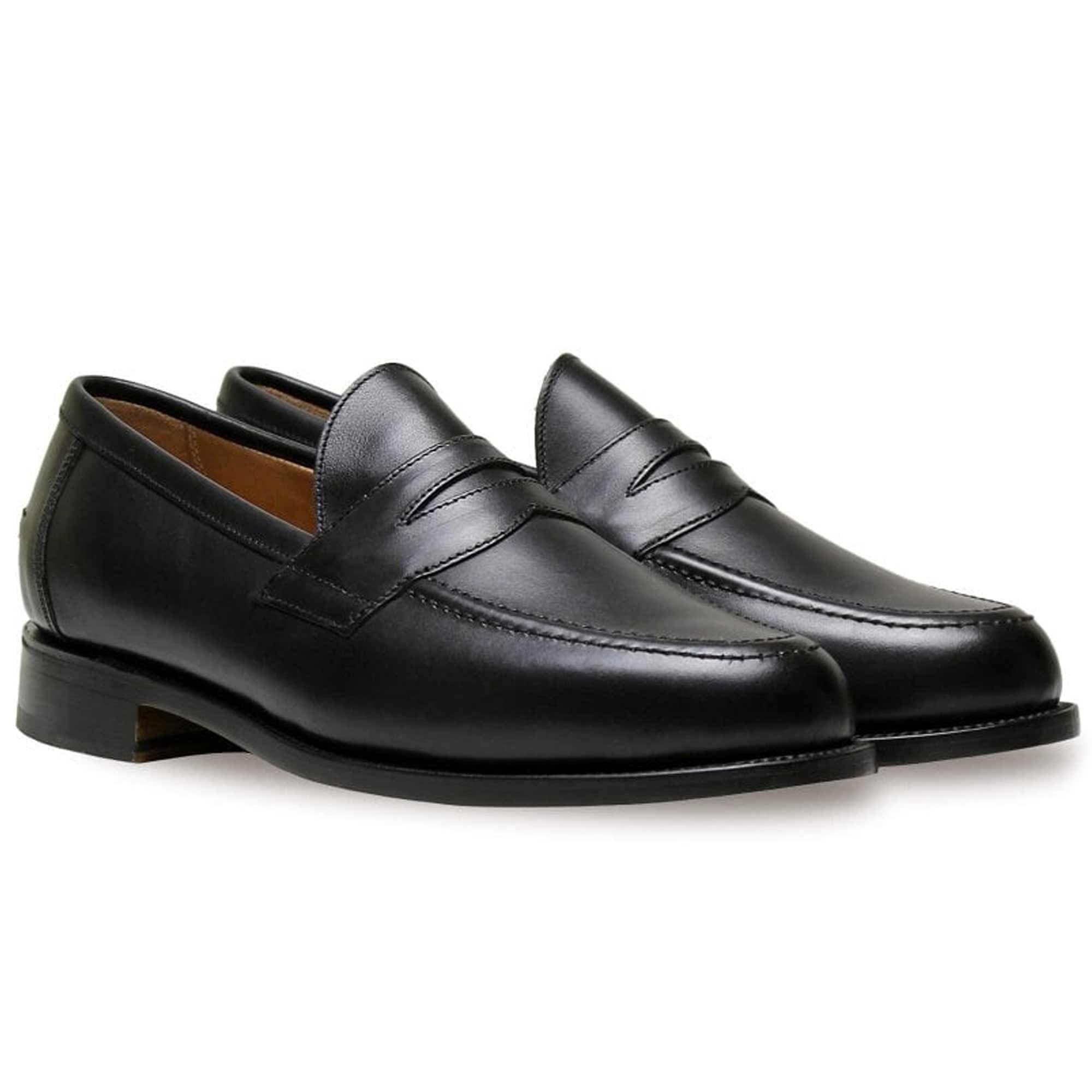 Aldwych Penny Loafers - Black