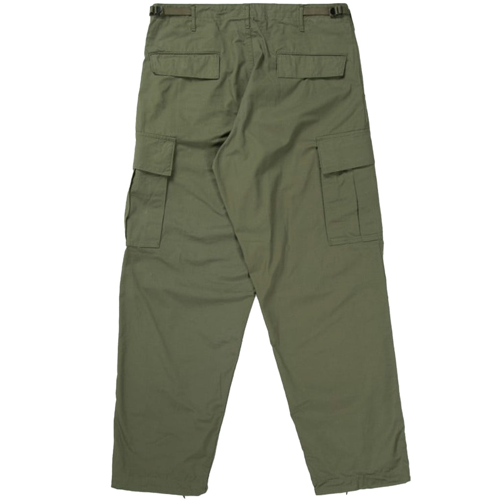 Vintage Fit 6 Pocket Cargo Pants - Army Green