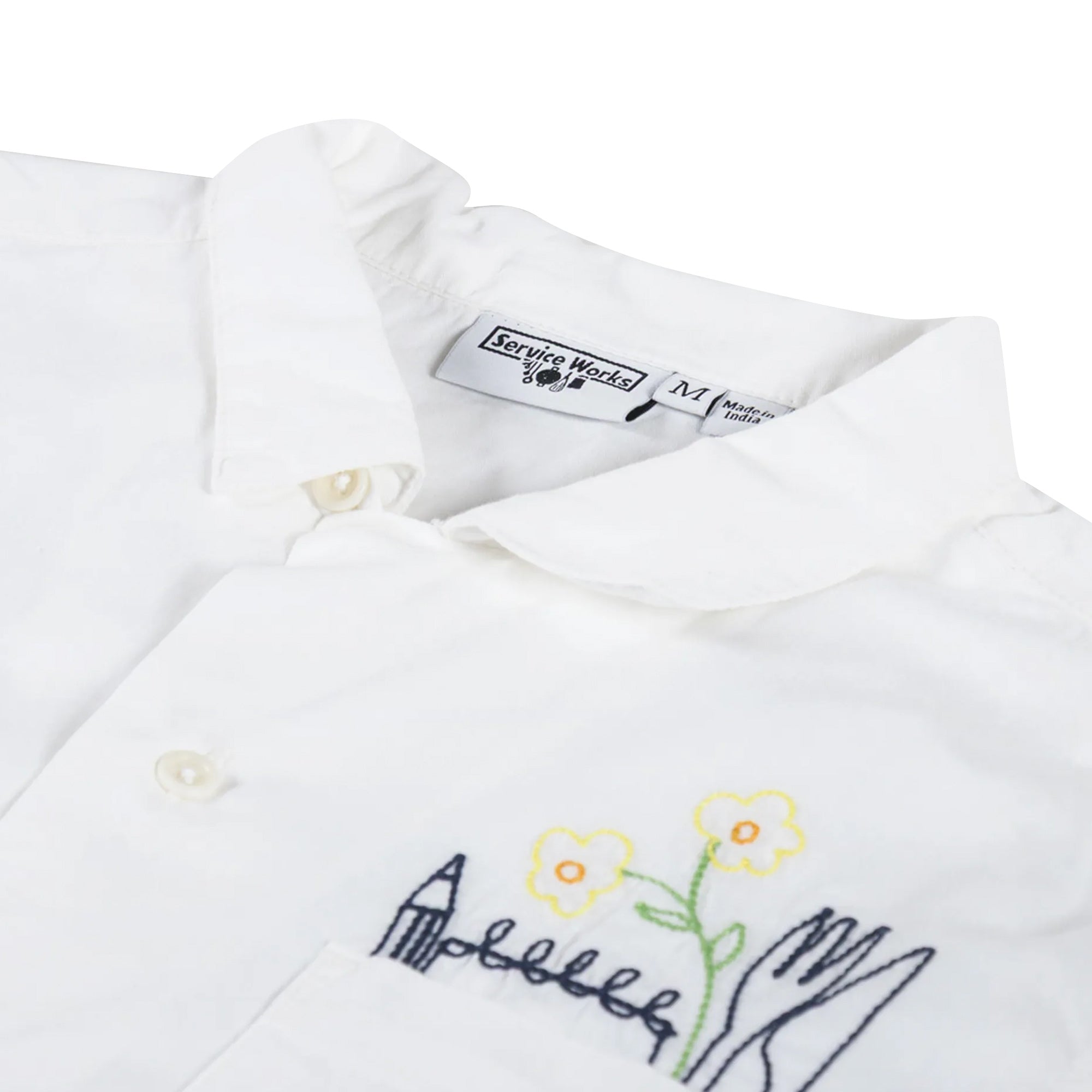 Service Works Light Twill Necessities Shirt - Off White