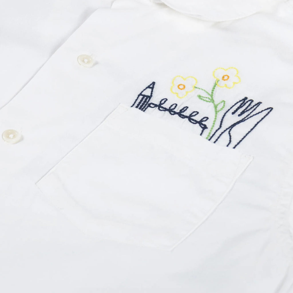 Service Works Light Twill Necessities Shirt - Off White