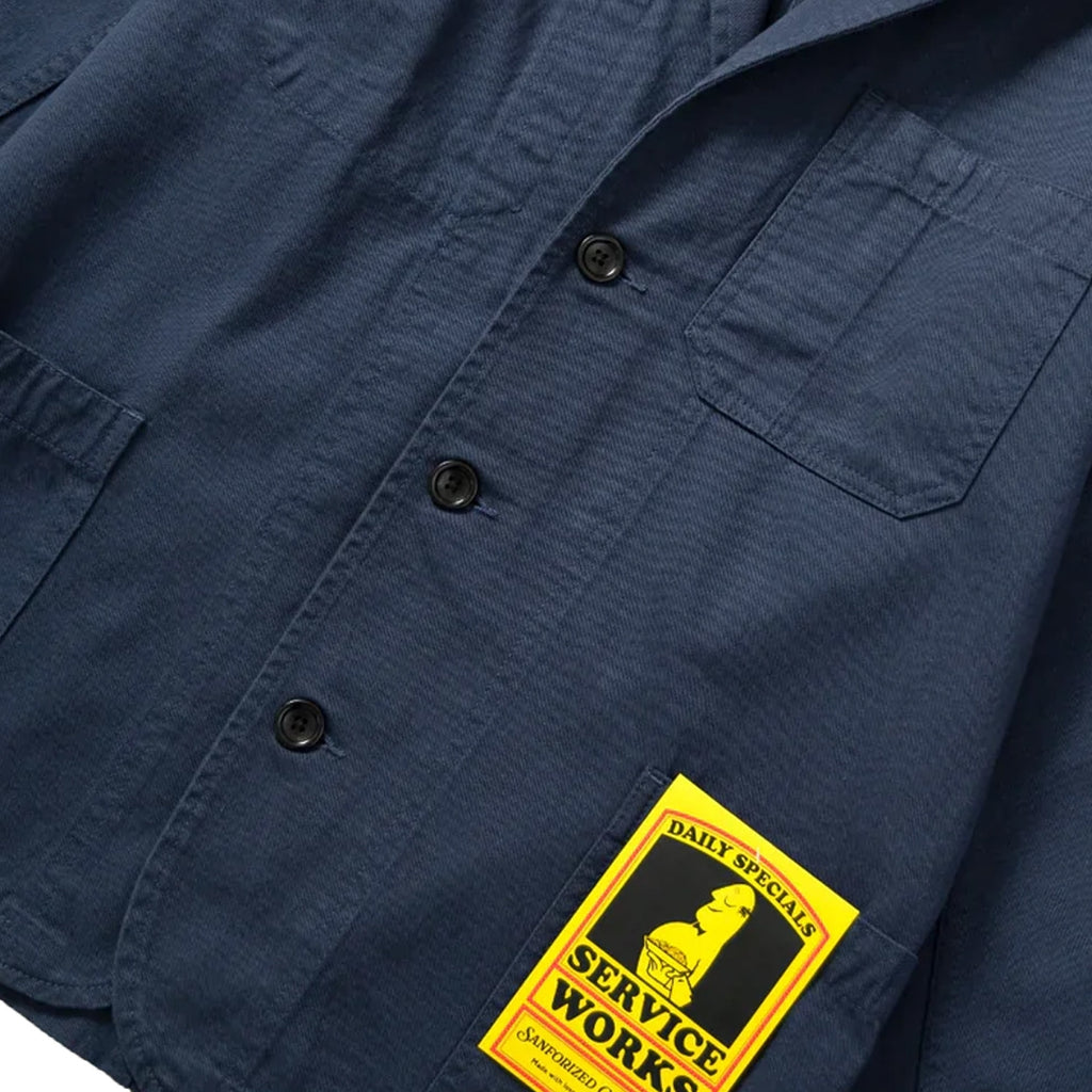Service Works Drill Server Suit Jacket - Navy