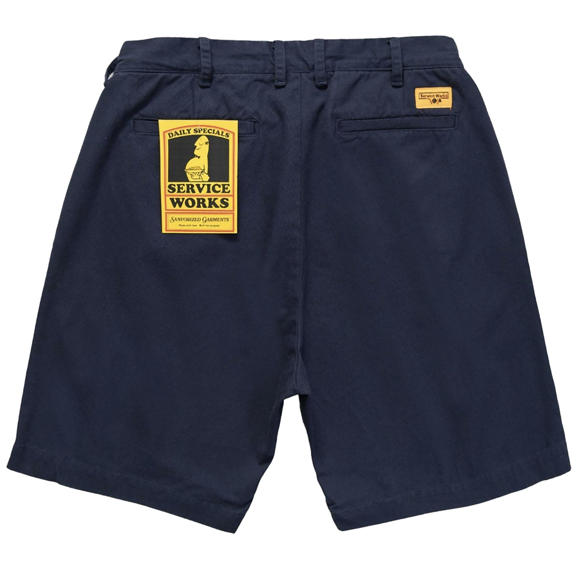 Service Works Drill Part Timer Shorts - Navy