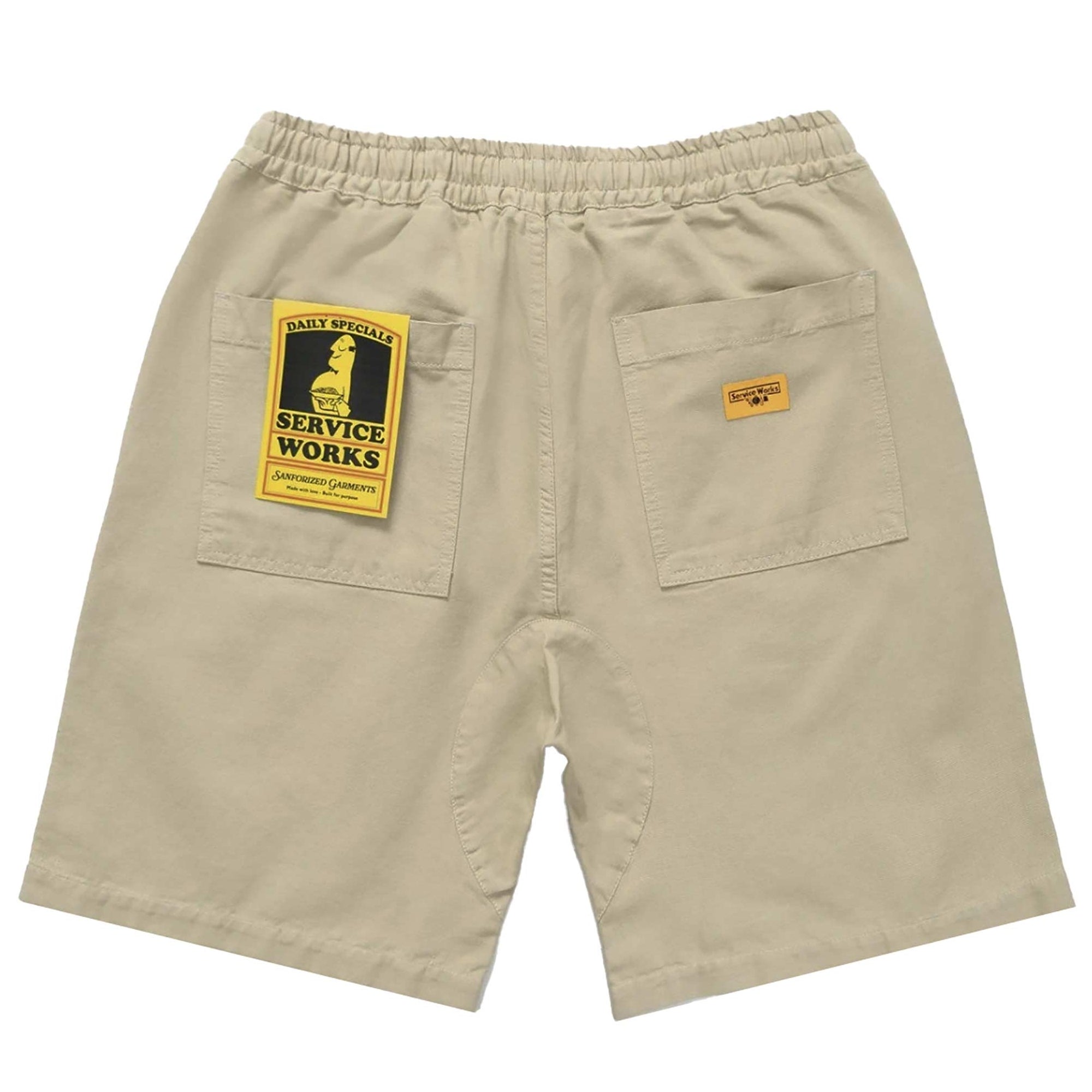 Service Works Classic Chef Shorts - Khaki