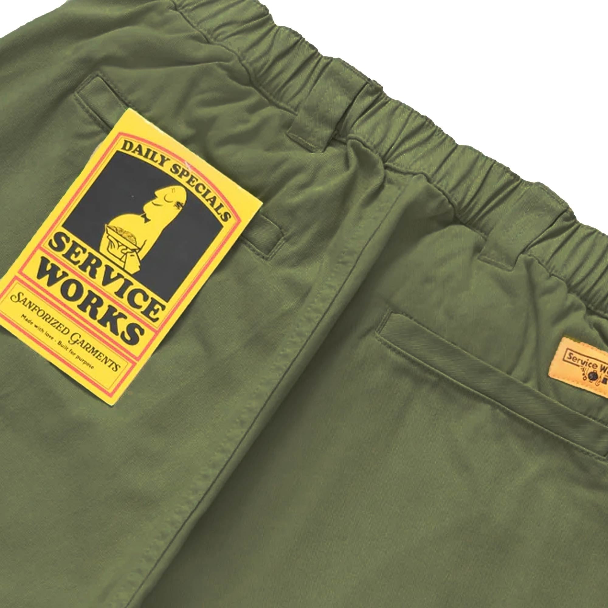 Drill Waiter Pant - Olive