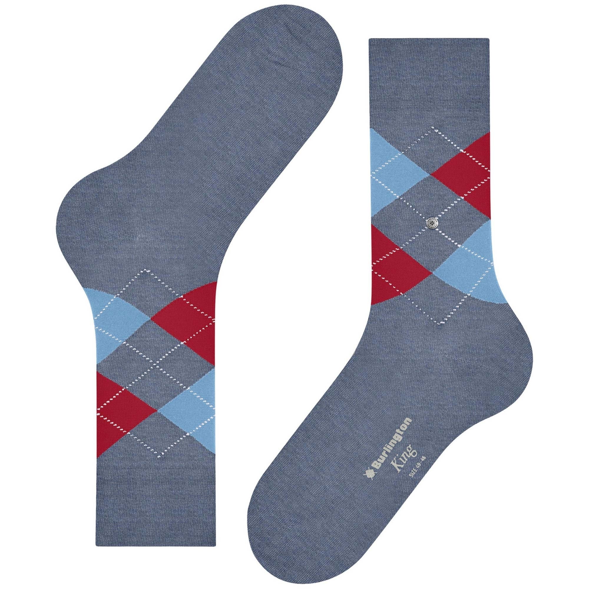 King Socks - Blue Red
