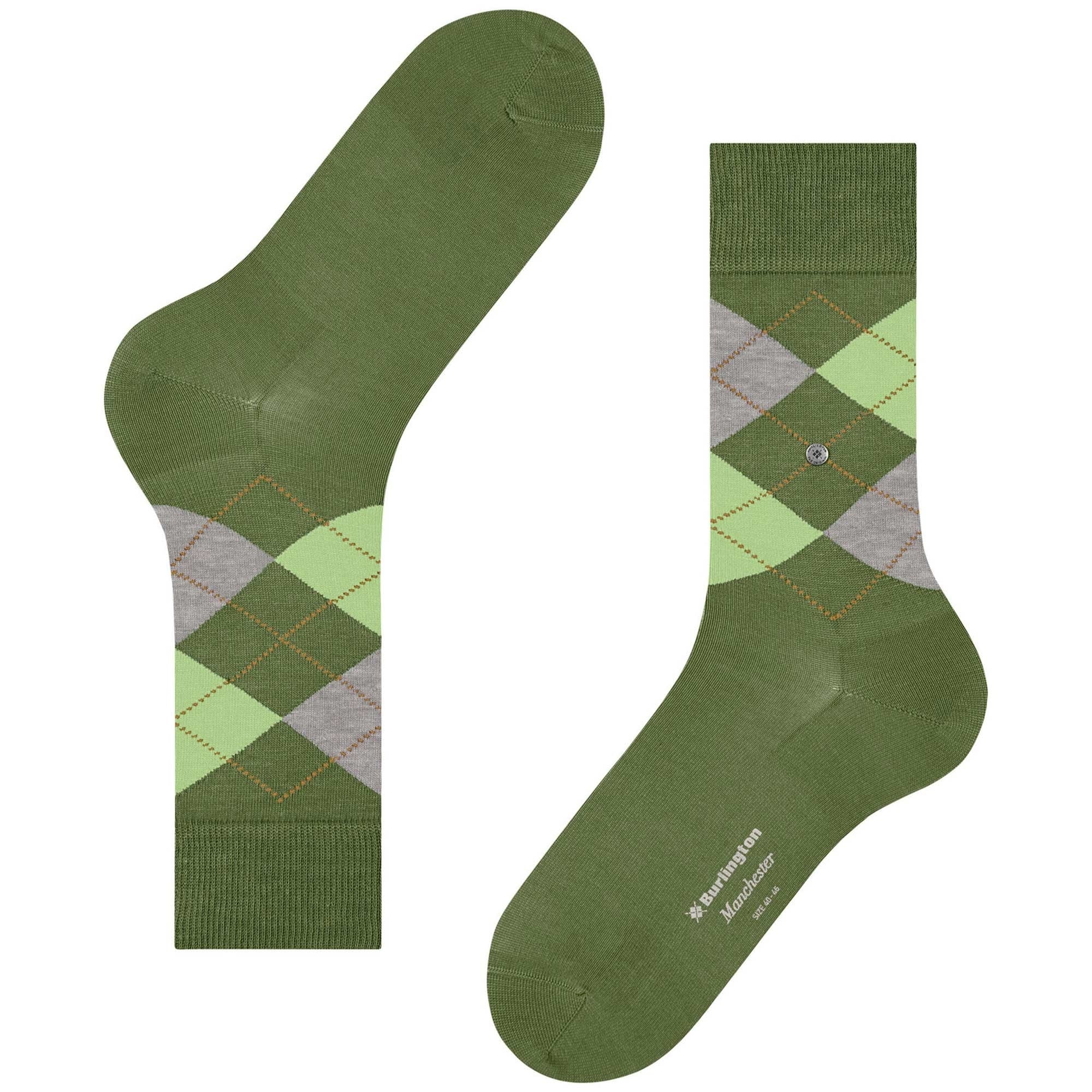 Manchester Socks - Green Grey