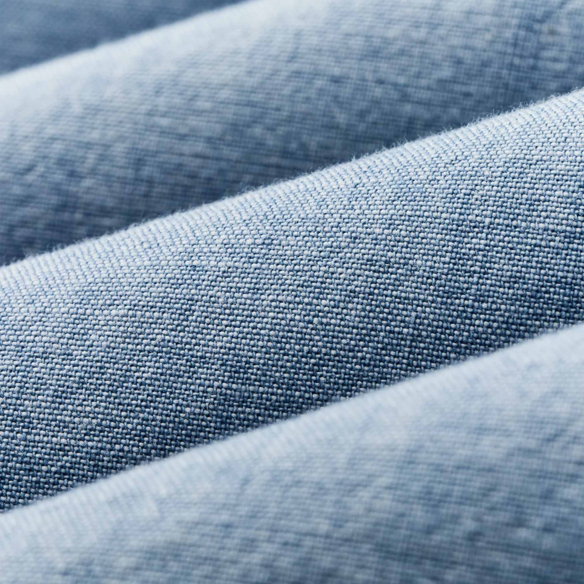 Short Sleeve Chambray Shirt - Light Indigo