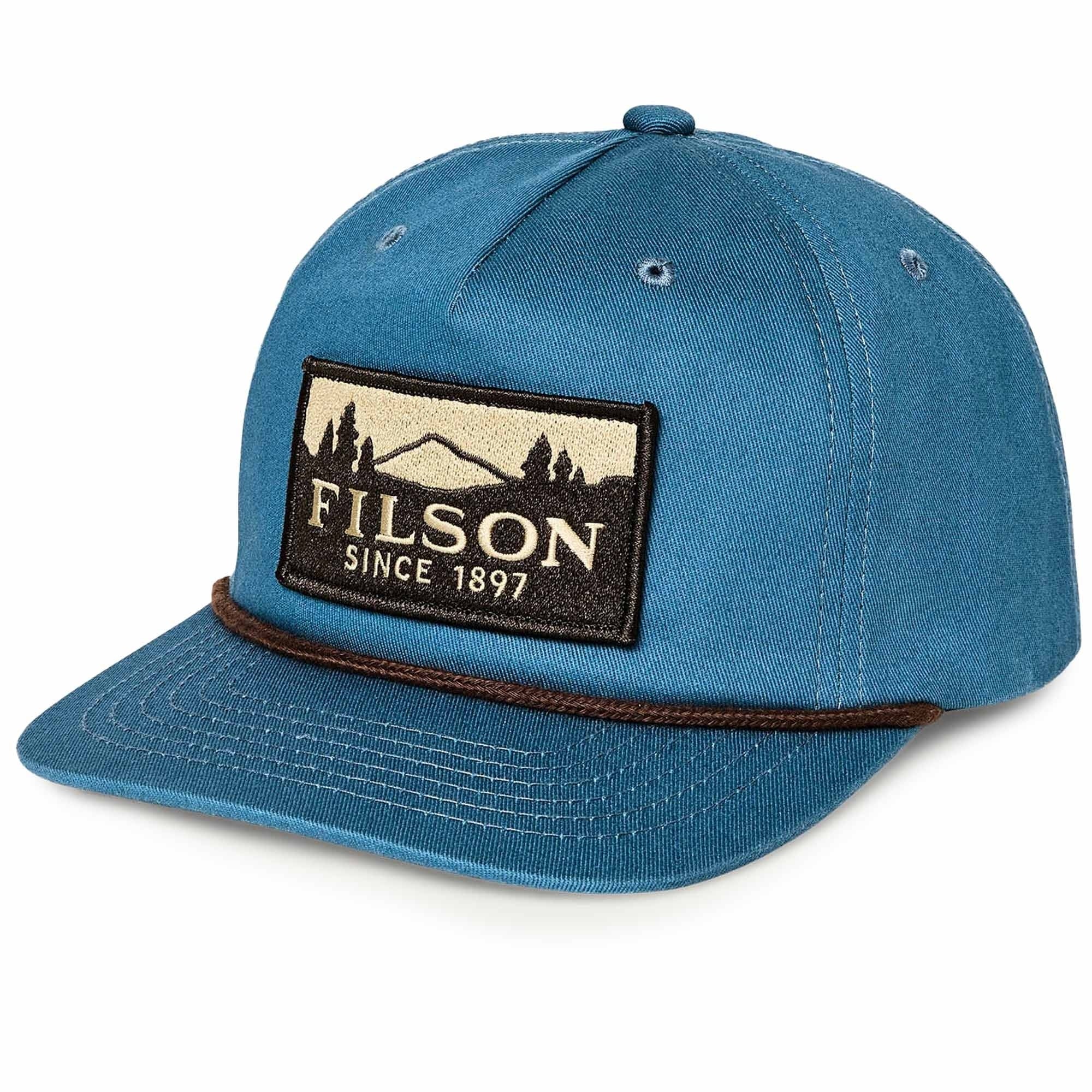 Filson Trucker Cap - Blue FMACC0231W0255_424 – Stuarts London