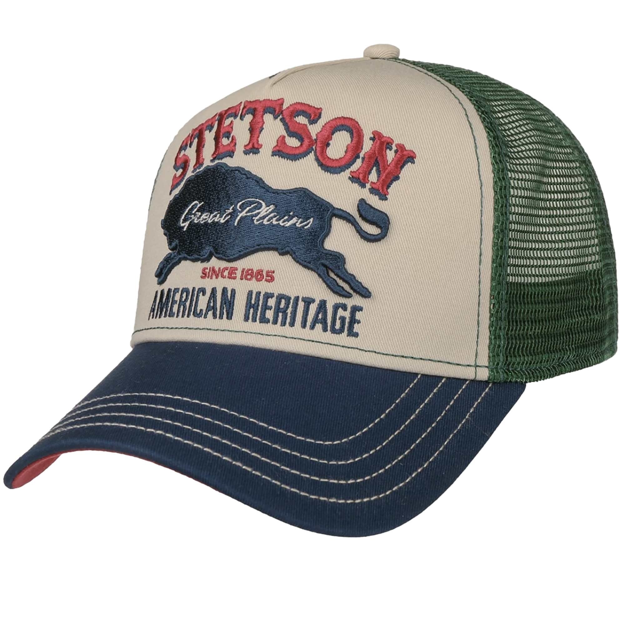 Stetson Hats The Plains Trucker Cap - Great Plains