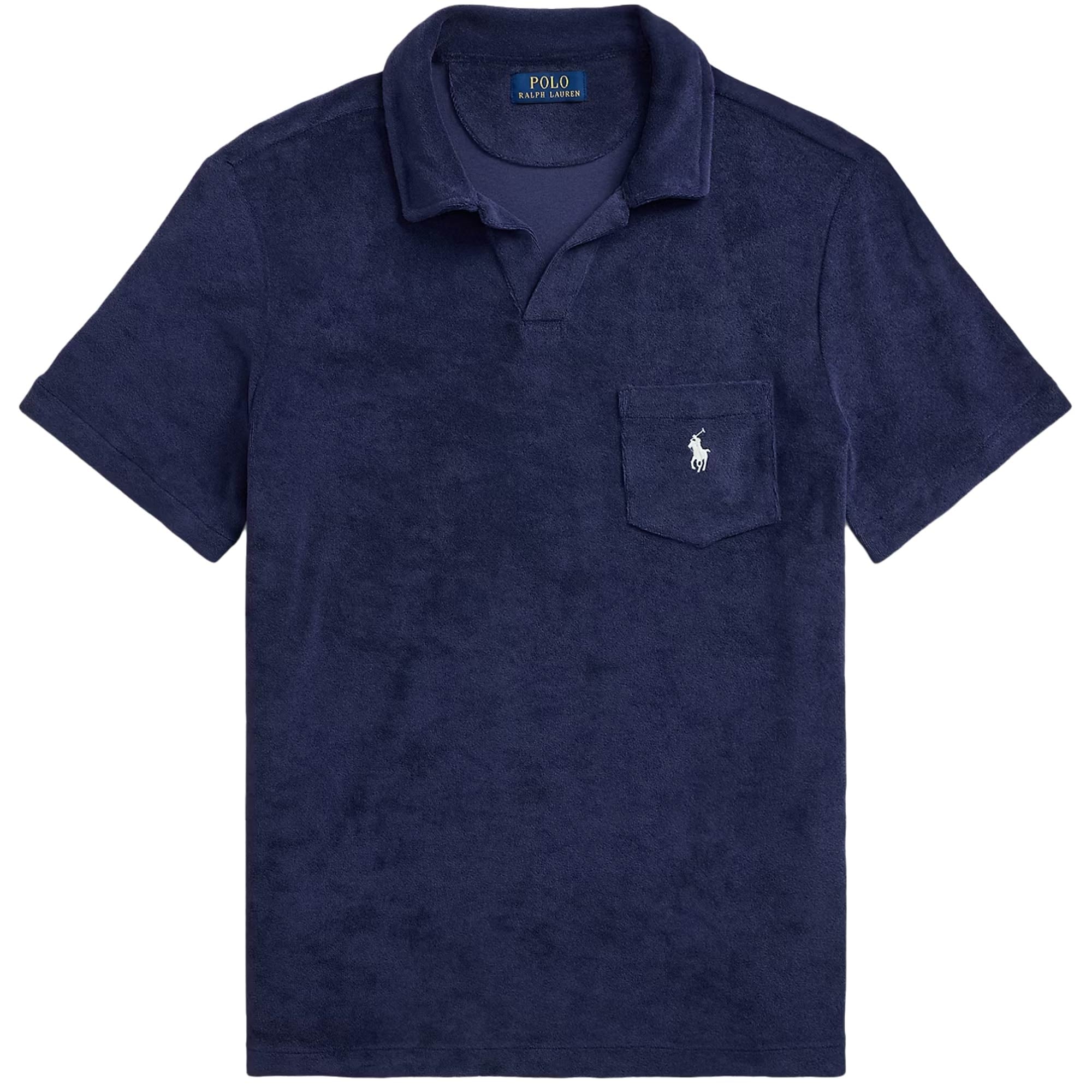 Polo Ralph Lauren Terry Polo Shirt - Navy