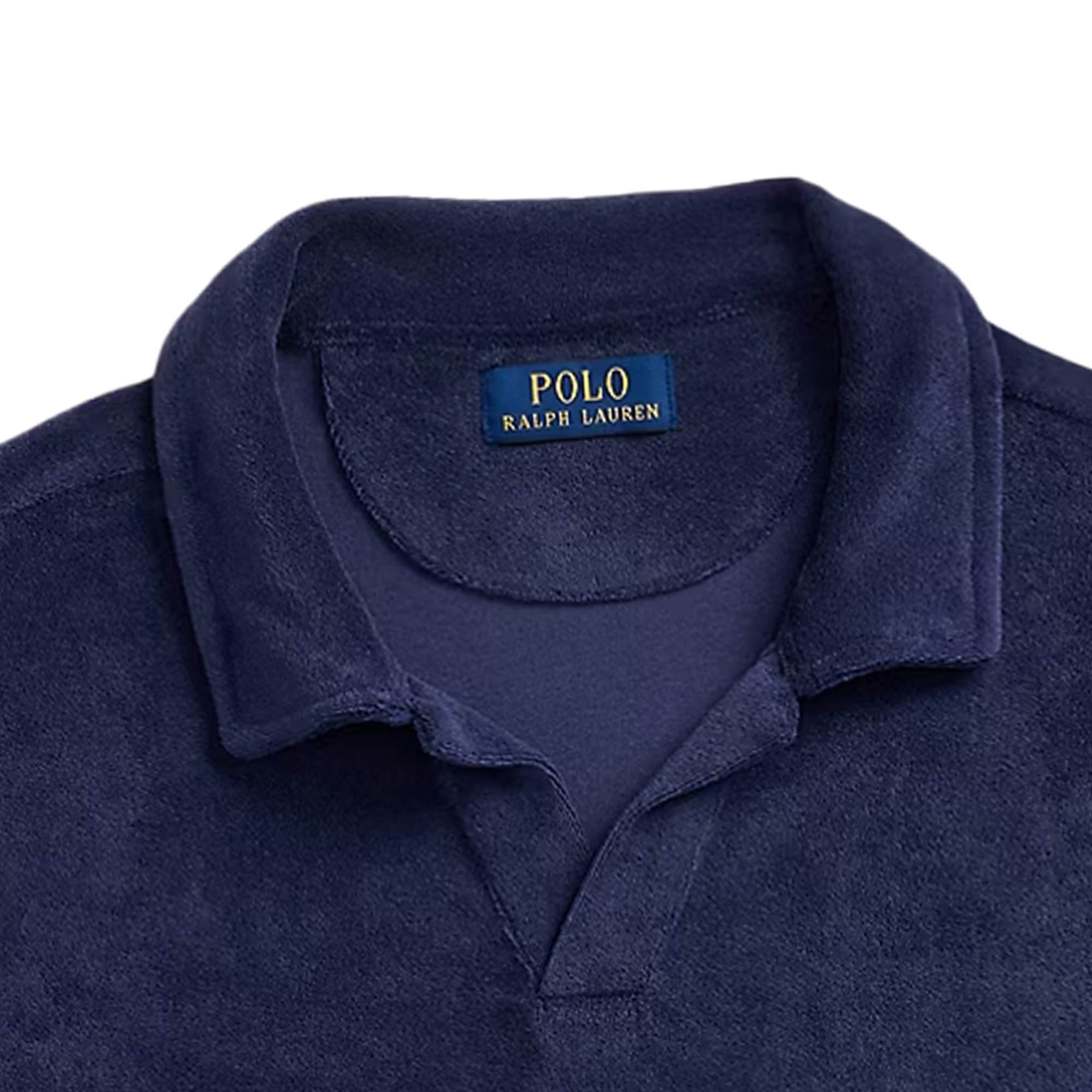 Polo Ralph Lauren Terry Polo Shirt - Navy