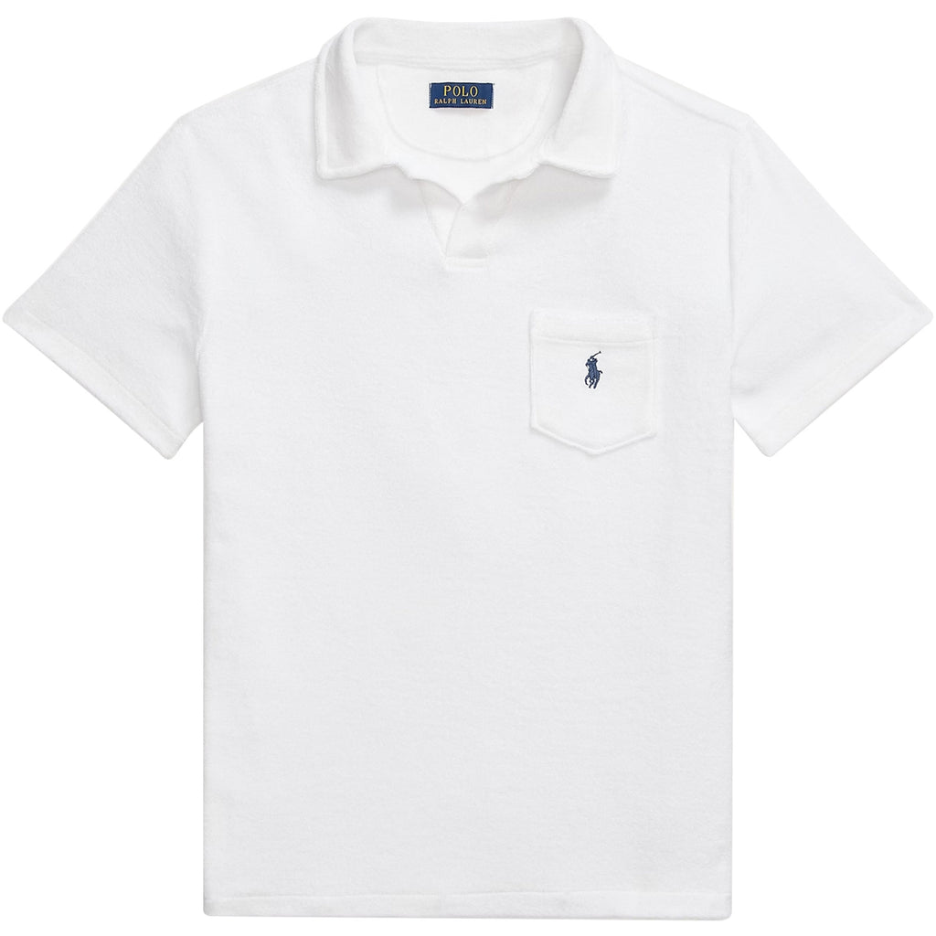 Polo Ralph Lauren Terry Polo Shirt - White