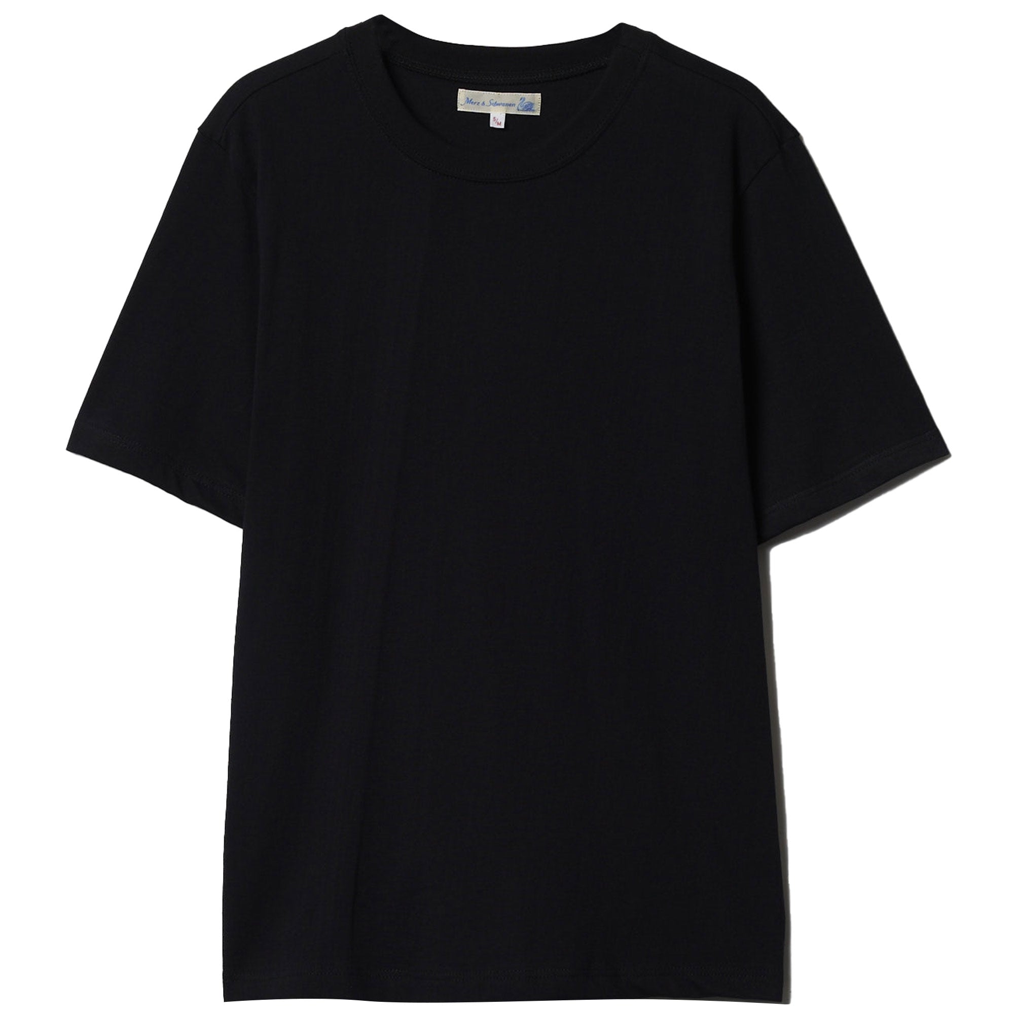 1940s Loopwheeled T-Shirt - Deep Black