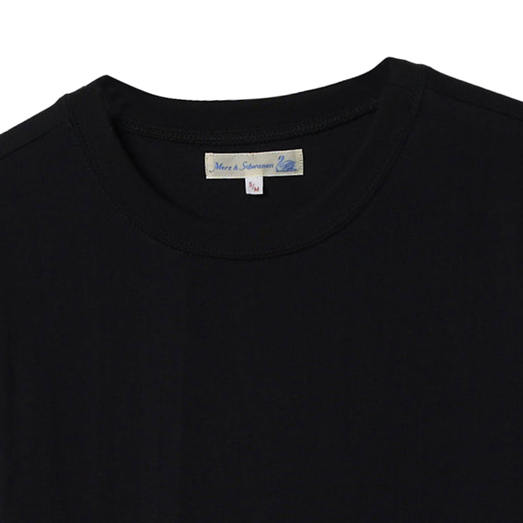 1940s Loopwheeled T-Shirt - Deep Black