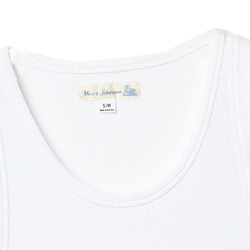 Ribbed Tank Top - White