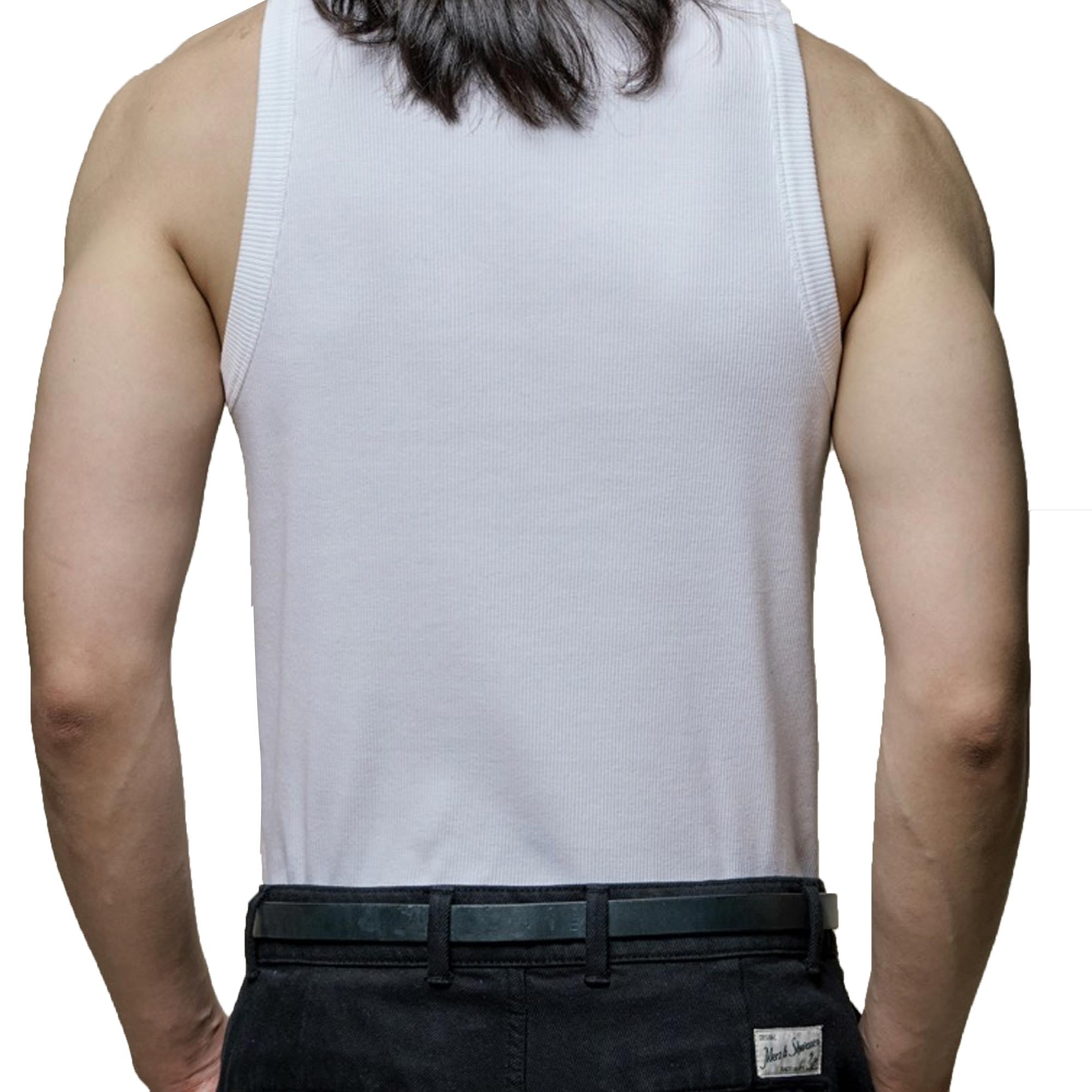 Ribbed Tank Top - White