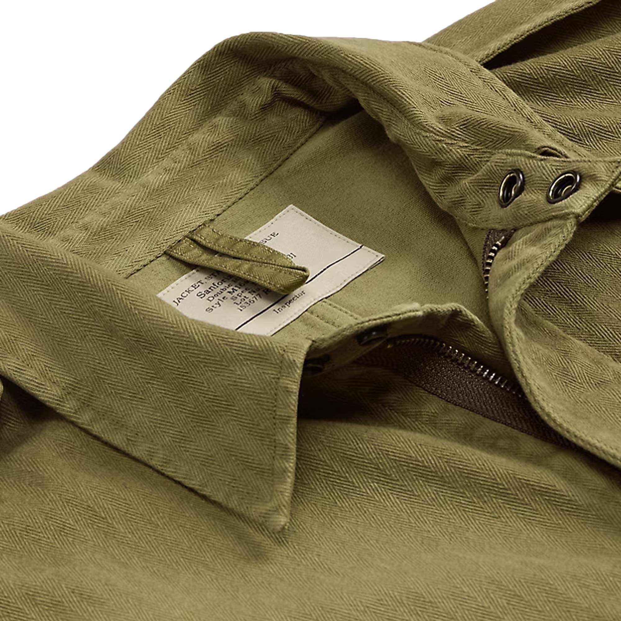 Herringbone Twill Jacket - Sand Surf