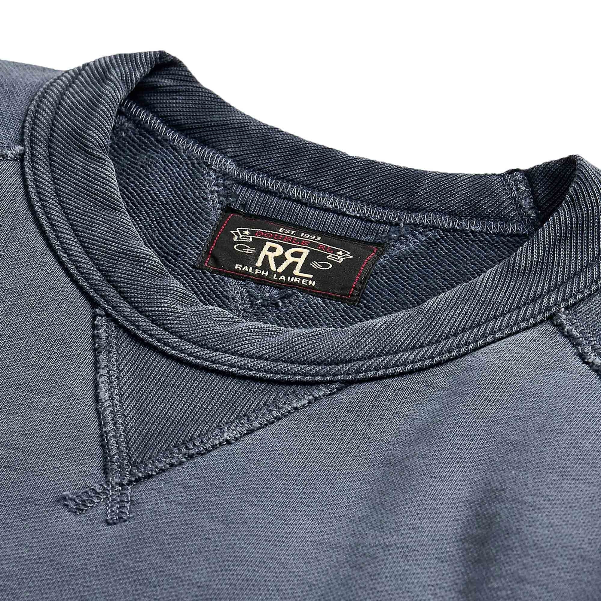 Garment-Dyed French Terry Sweatshirt - Navy