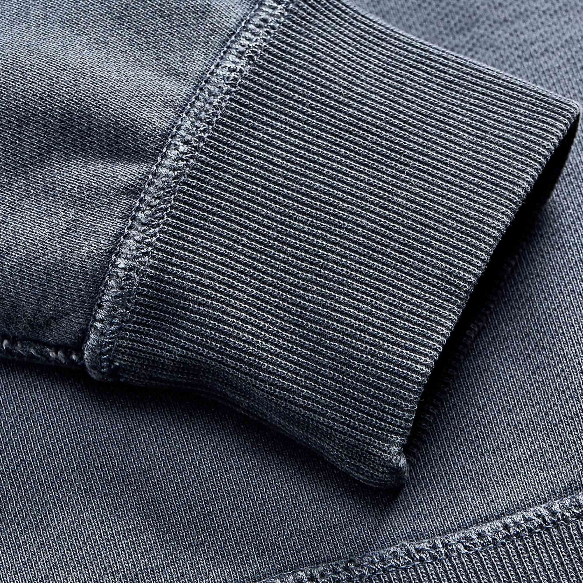 Garment-Dyed French Terry Sweatshirt - Navy