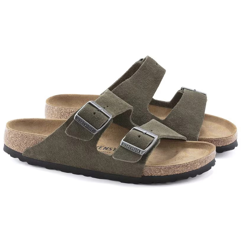 Birkenstock Arizona Suede Leather - Thyme