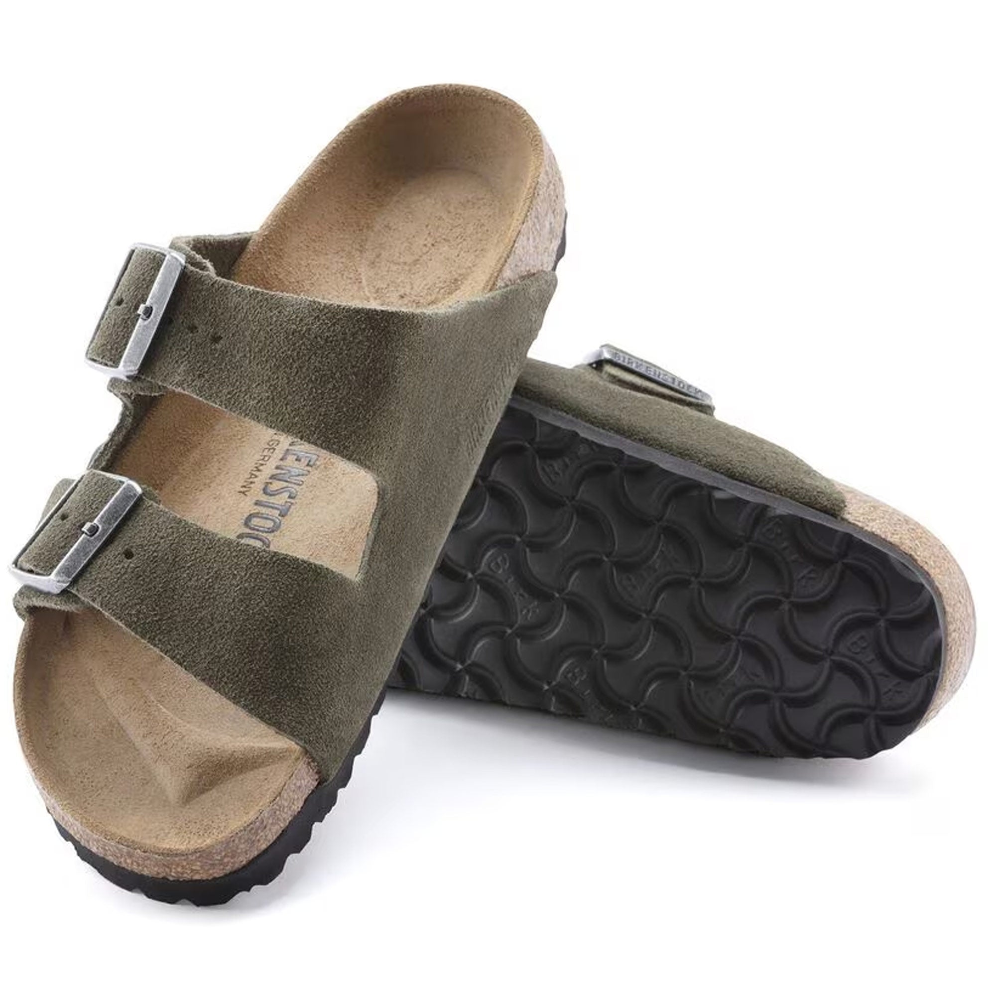 Birkenstock Arizona Suede Leather - Thyme