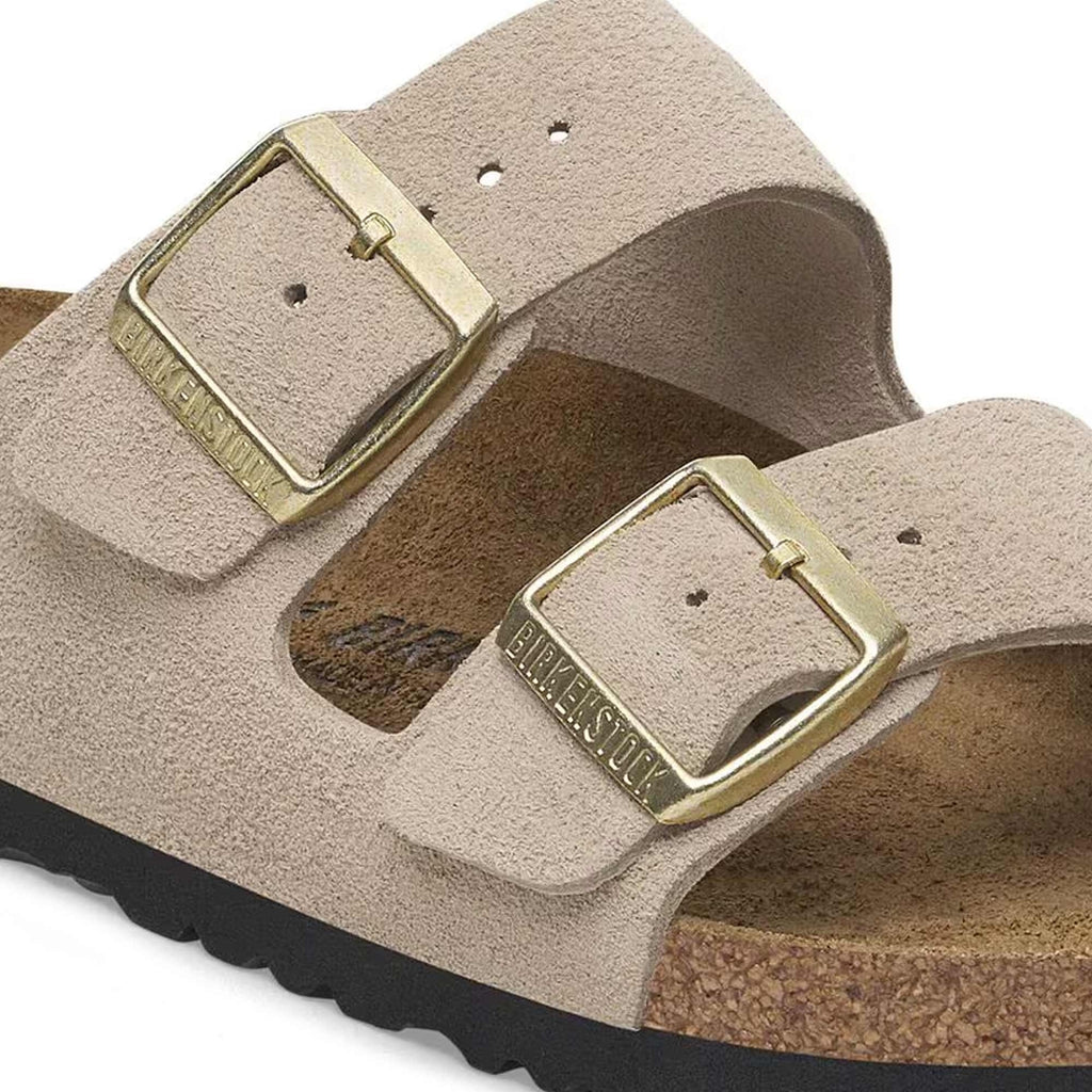 Birkenstock Womens Arizona Suede Leather - Sand