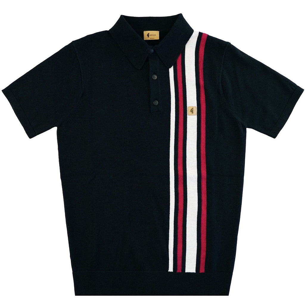 Gabicci Vintage Soda Polo Shirt - Navy