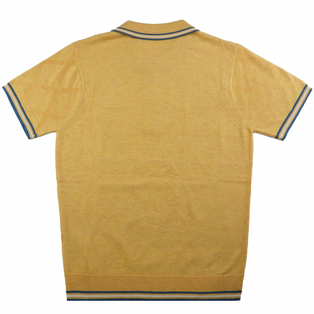 Moore Knit Polo Shirt - Pineapple