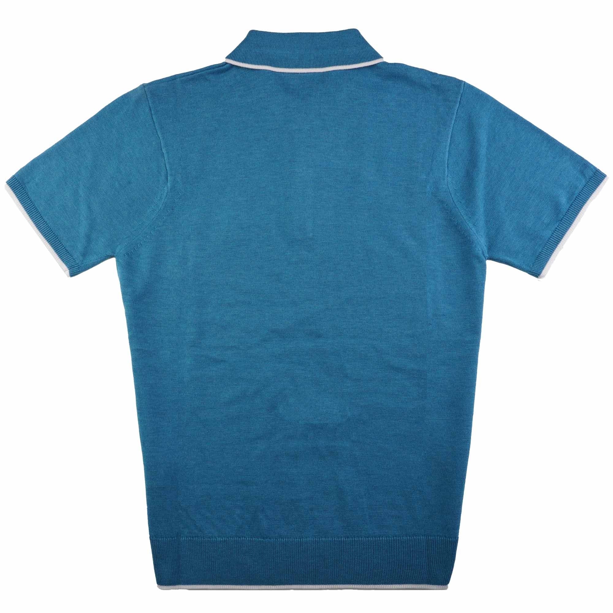 Gabicci Vintage Lineker Polo Shirt - Aqua
