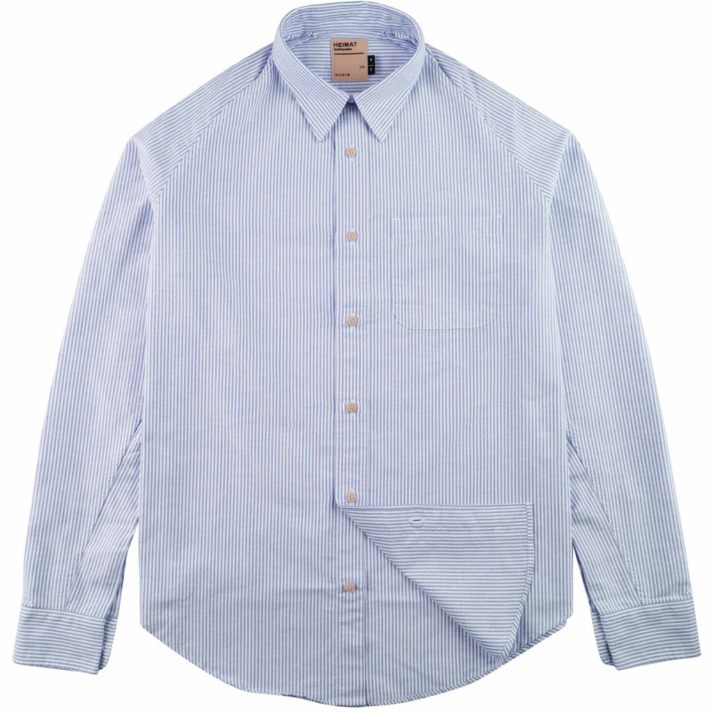 Heimat Oxford Artist Shirt - Trail Blue Stripe