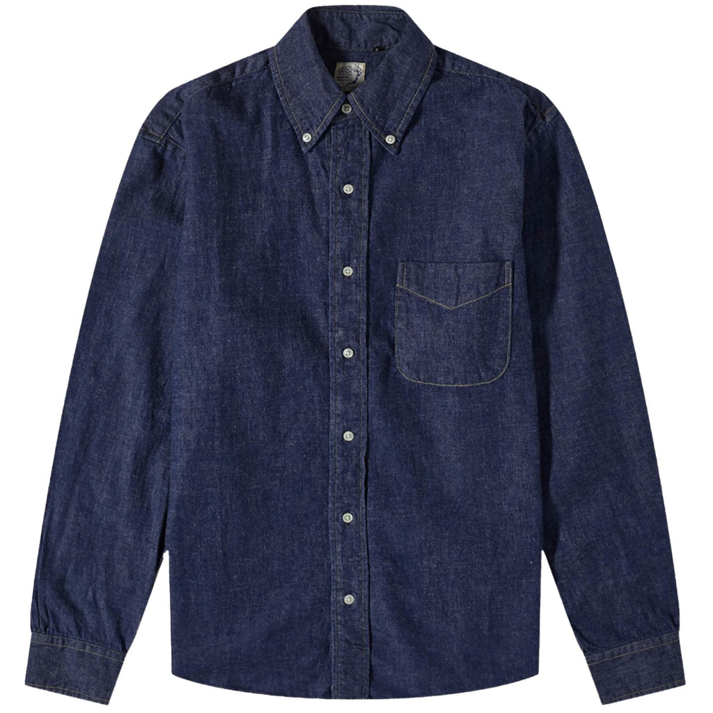 Button Down Denim Shirt - One Wash